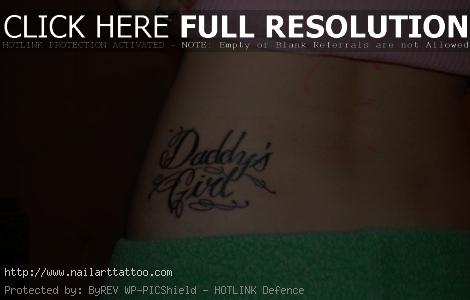 daddys girl tattoo