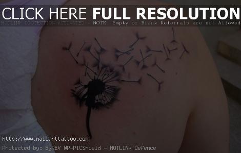 dandelion tattoo designs