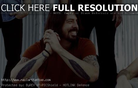 dave grohl feather tattoo