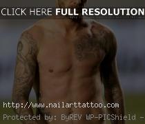 david beckham s tattoos