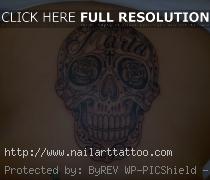 day of the dead skull tattoos