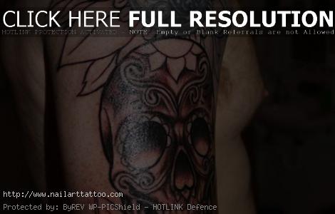 day of the dead tattoos for men