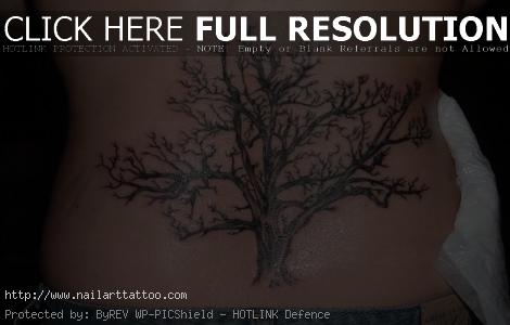 dead tree tattoo