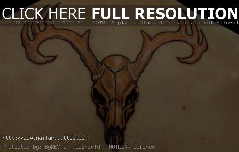 deer skull tattoos