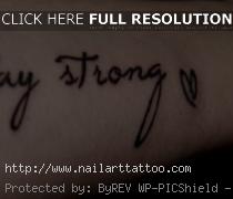 demi lovato stay strong tattoo