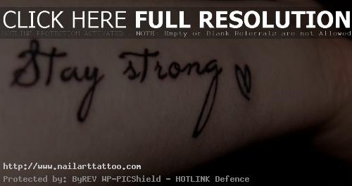 demi lovato stay strong tattoo