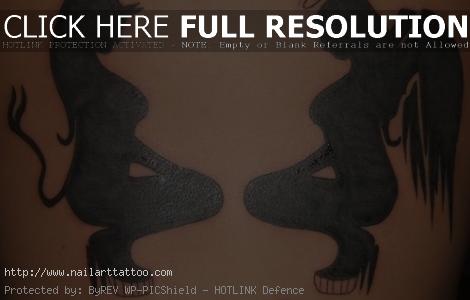 devil angel tattoo