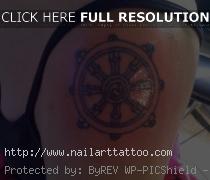 dharma wheel tattoo