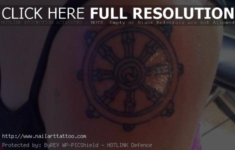 dharma wheel tattoo