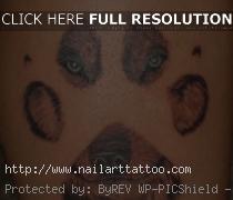 dog paw print tattoos