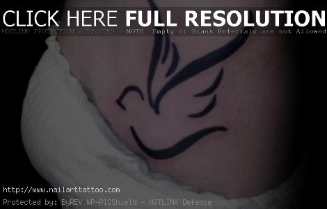 dove outline tattoo