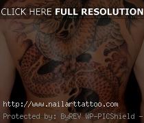 dragon back tattoo