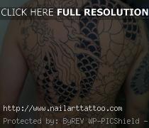 dragon back tattoos