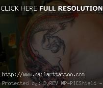 dragon shoulder tattoo