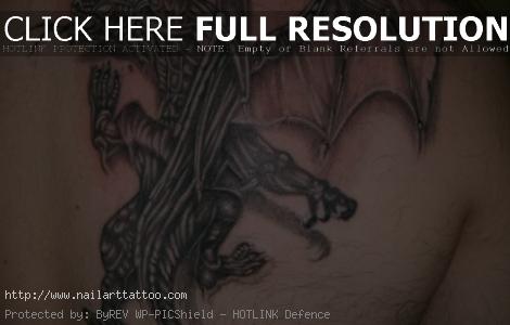 dragon shoulder tattoos men