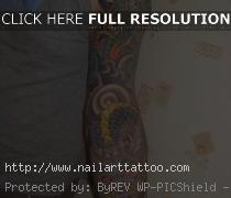 dragon sleeve tattoo