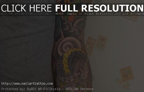 dragon sleeve tattoo