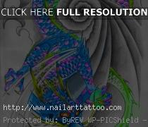 dragon tattoo flash