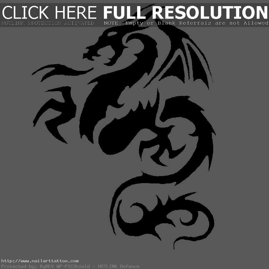 Tattoo dragon design tribal 40+ Amazing