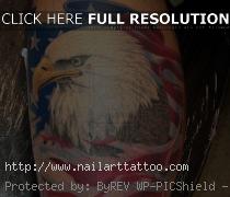 eagle and flag tattoo