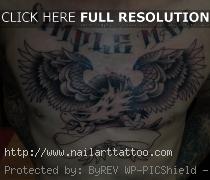 eagle chest tattoo