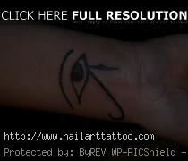 egyptian eye tattoo