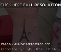 eiffel tower tattoos