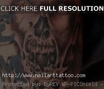 evil skull tattoos