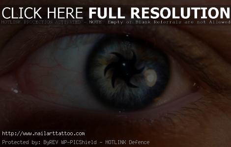 eye ball tattoo