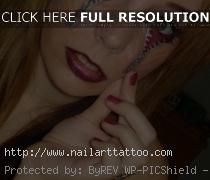 face tattoo girl