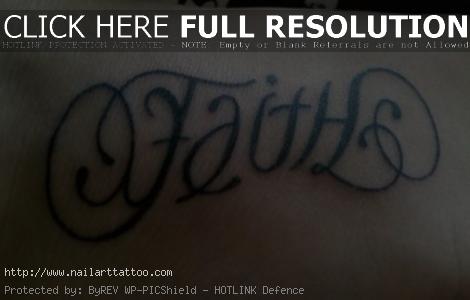 faith and hope tattoo