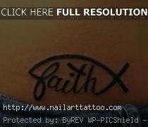 faith fish tattoo