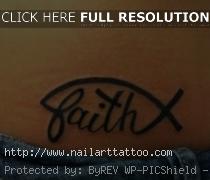 faith fish tattoo