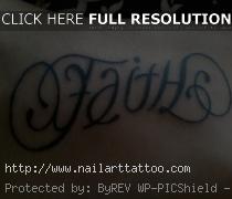 faith hope tattoo