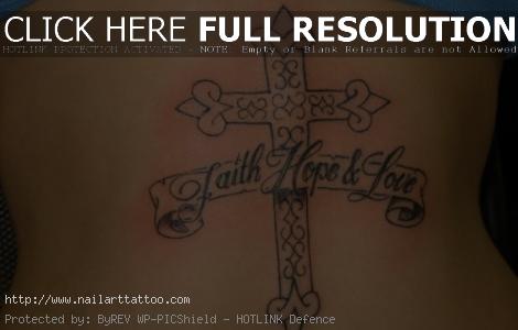 faith love hope tattoos