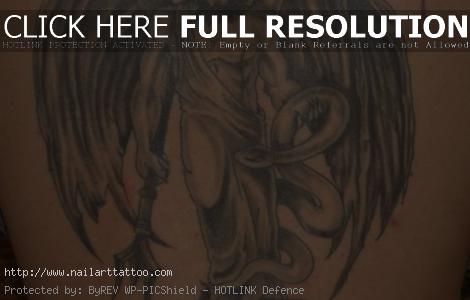 fallen angel tattoo
