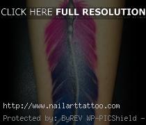 feather tattoos for girls