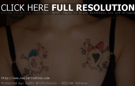 female chest tattoos