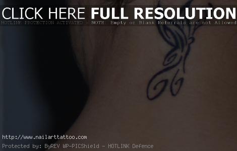 female neck tattoos