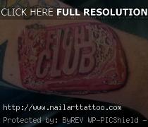 fight club tattoo