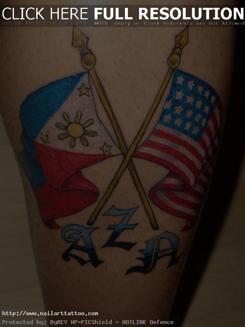 filipino flag tattoo