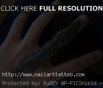 finger tattoo designs