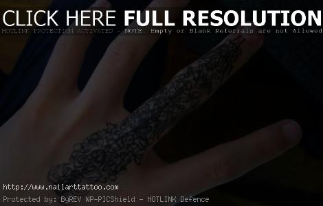 finger tattoo designs