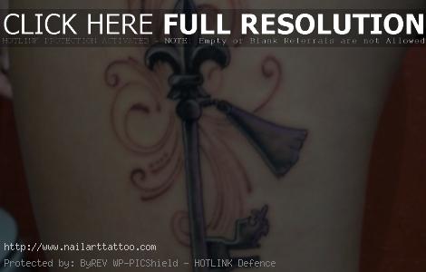 fleur de lis tattoo designs for women