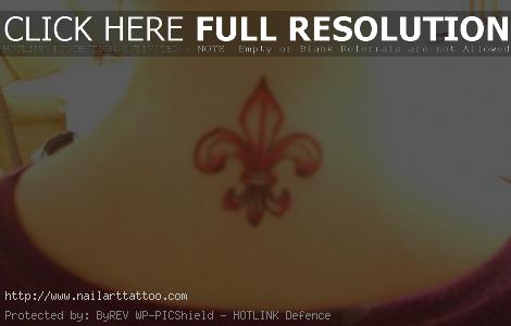 fleur de lis tattoos designs