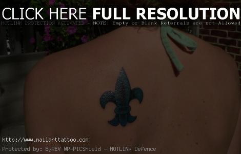 fleur de lis tattoos for girls