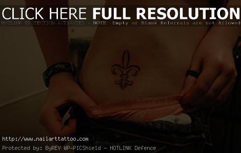 fleur de lis tattoos for women