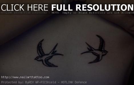 flock of birds tattoo designs