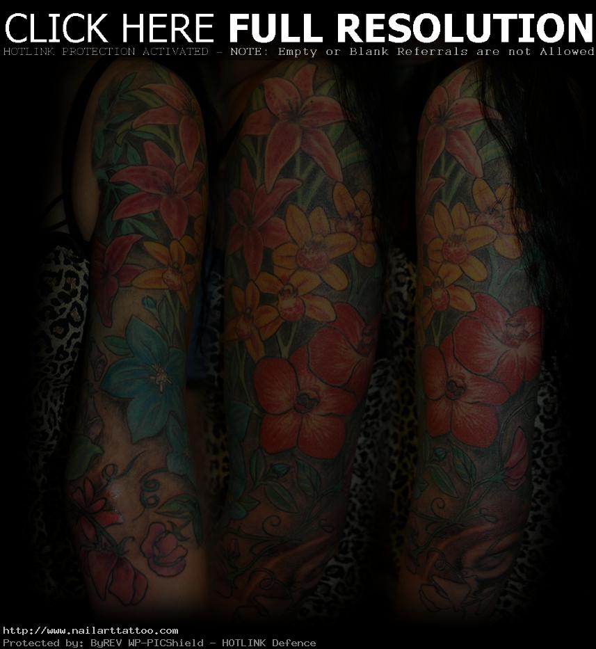 Flower Tattoo Sleeve