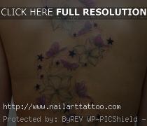 flower and star tattoos for girls